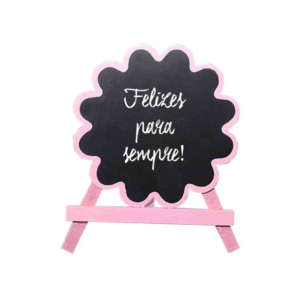 Placa Decorativa Rosa 10X10Cm - D'Rossi
