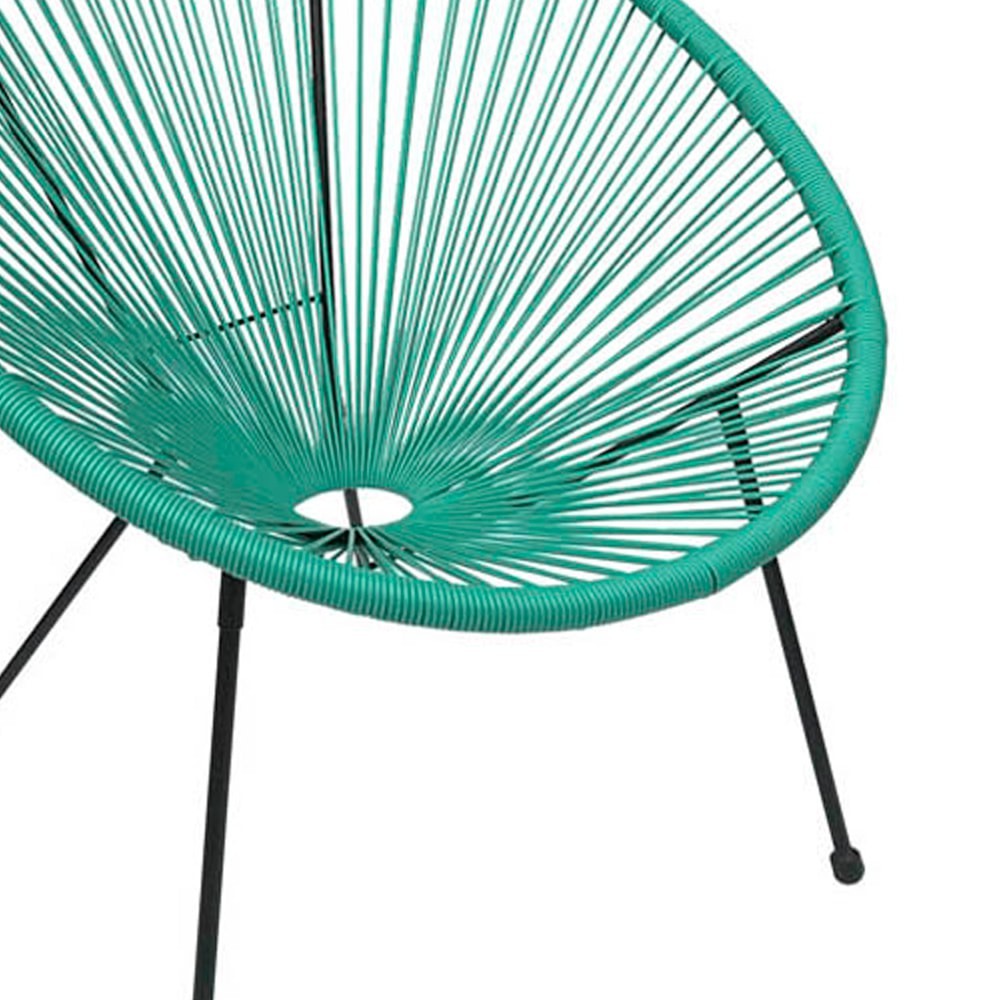 Poltrona Acapulco Verde Turquesa D'Rossi
