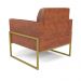 Poltrona Base Industrial Alta Dourado Marisa Corano Nozes D03 - D'Rossi
