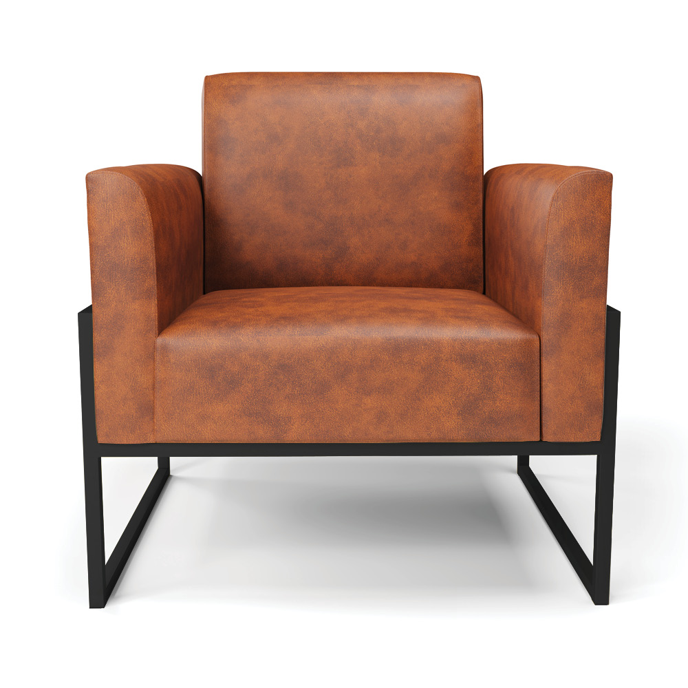 Poltrona Base Industrial Alta Preto Marisa Corano Nozes D03 - D'Rossi