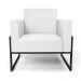 Poltrona Base Industrial Alta Preto Marisa Corino Branco D03 - D'Rossi