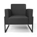 Poltrona Base Industrial Alta Preto Marisa Corino Preto D03 - D'Rossi