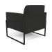 Poltrona Base Industrial Alta Preto Marisa Veludo Preto D03 - D'Rossi