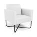 Poltrona Base X Industrial Preto Marisa Corino Branco D03 - D'Rossi