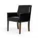 Poltrona Joy Bright Black B-159 Base de Madeira - D'Rossi