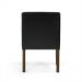 Poltrona Joy Bright Black B-159 Base de Madeira - D'Rossi