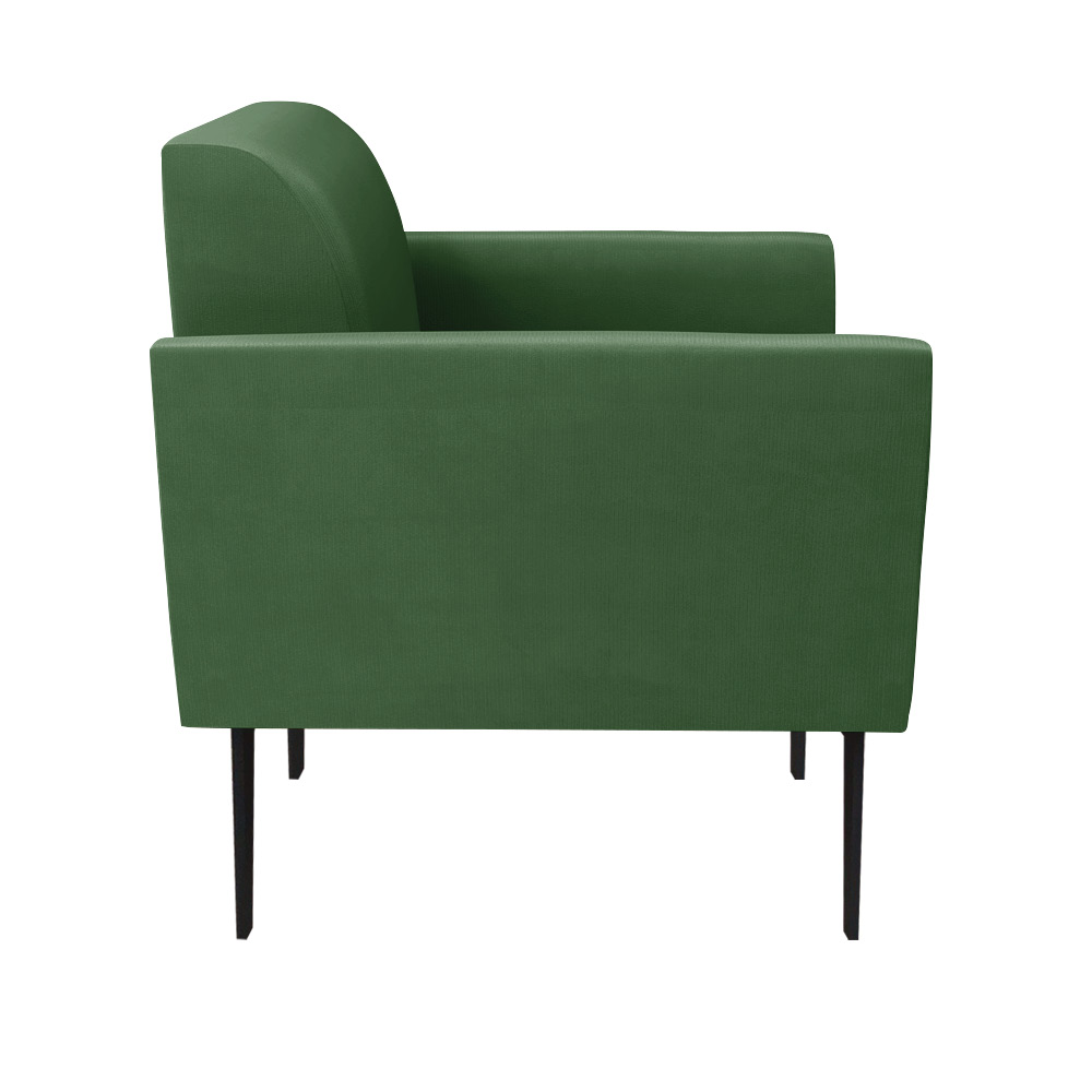 Poltrona Pés Villach Marisa Suede Verde D03 - D'Rossi