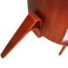 Poltrona Shell Corino Bege D'Rossi