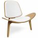 Poltrona Shell Corino Branco - D'Rossi