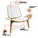 Poltrona Shell Corino Branco - D'Rossi
