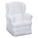 Poltrona de Amamentação com Balanço Sabrina Corino Branco K-1031 D'Rossi