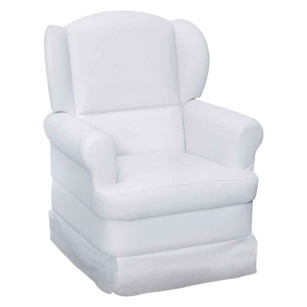 Poltrona de Amamentação com Balanço Sabrina Corino Branco K-1031 D'Rossi