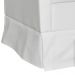 Poltrona de Amamentação com Puff Suzi Balanço Corino Branco K-1031 D'Rossi