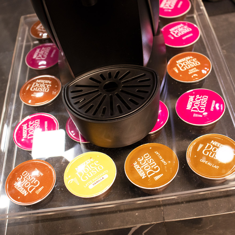 Porta Cápsula de Café Dolce Gusto com Gaveta Acrílico D'Rossi