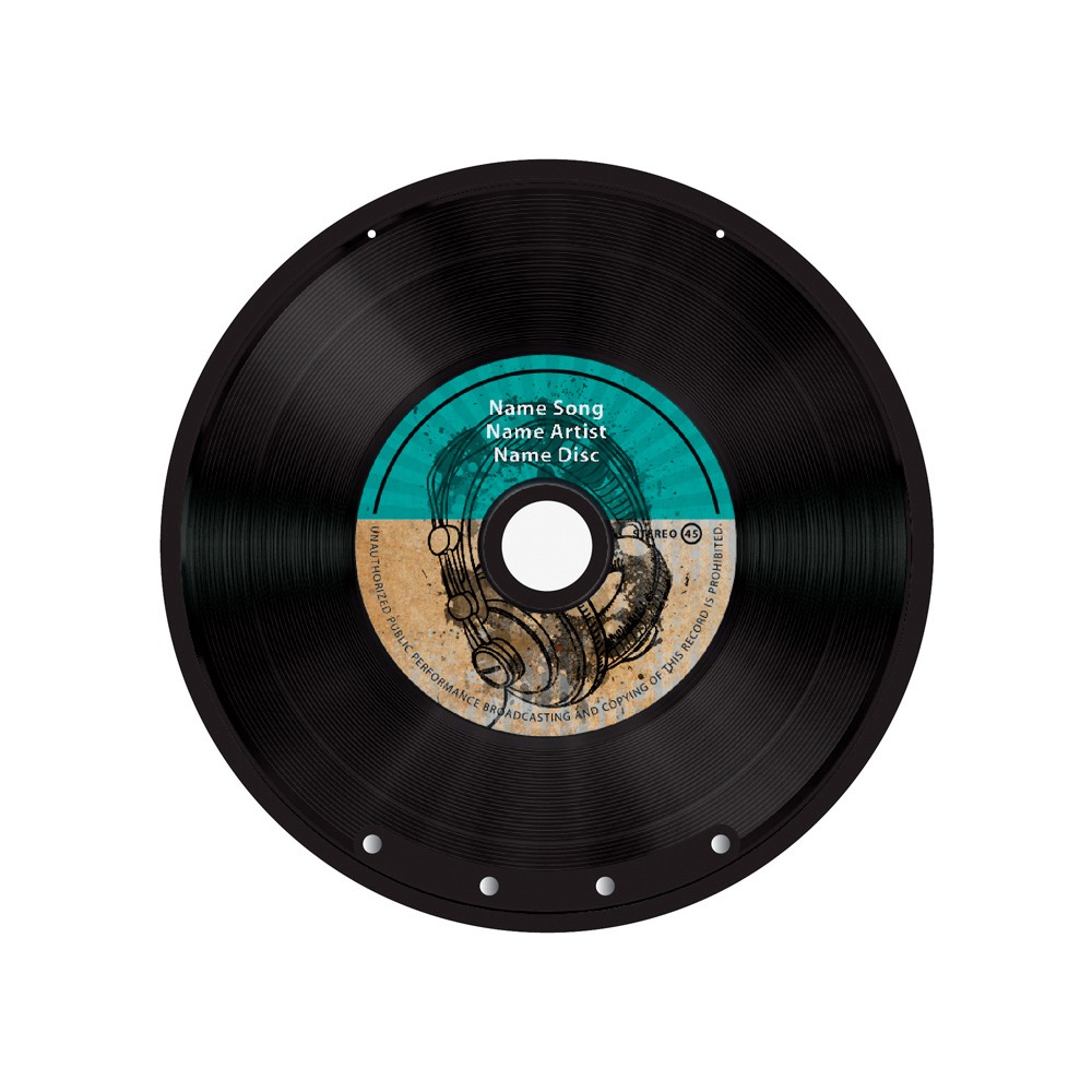 Porta Chaves Disco de Vinil D'Rossi