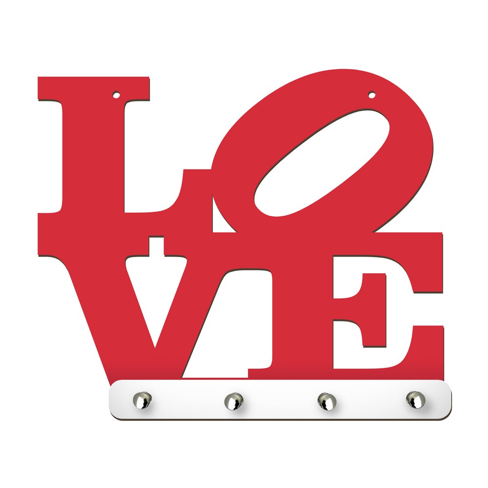 Porta Chaves Love D'Rossi