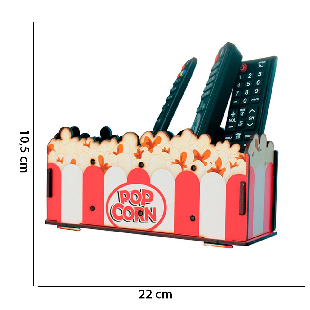 Porta Controle Remoto Pop Corn D'Rossi