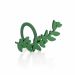 Porta Guardanapo Natal Folhagem Verde 9,5 cm - D'Rossi