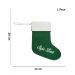 Porta Talher de Natal Bota Seja Luz Verde e Branco 20x14 cm - D'Rossi