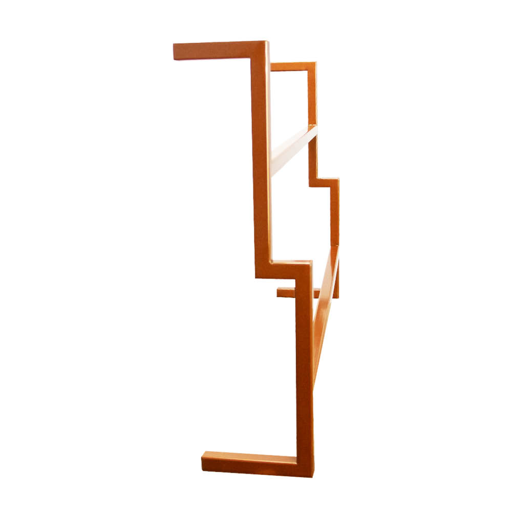 Porta Toalha de Banho Industrial Metálico Cobre 60 cm - D'Rossi
