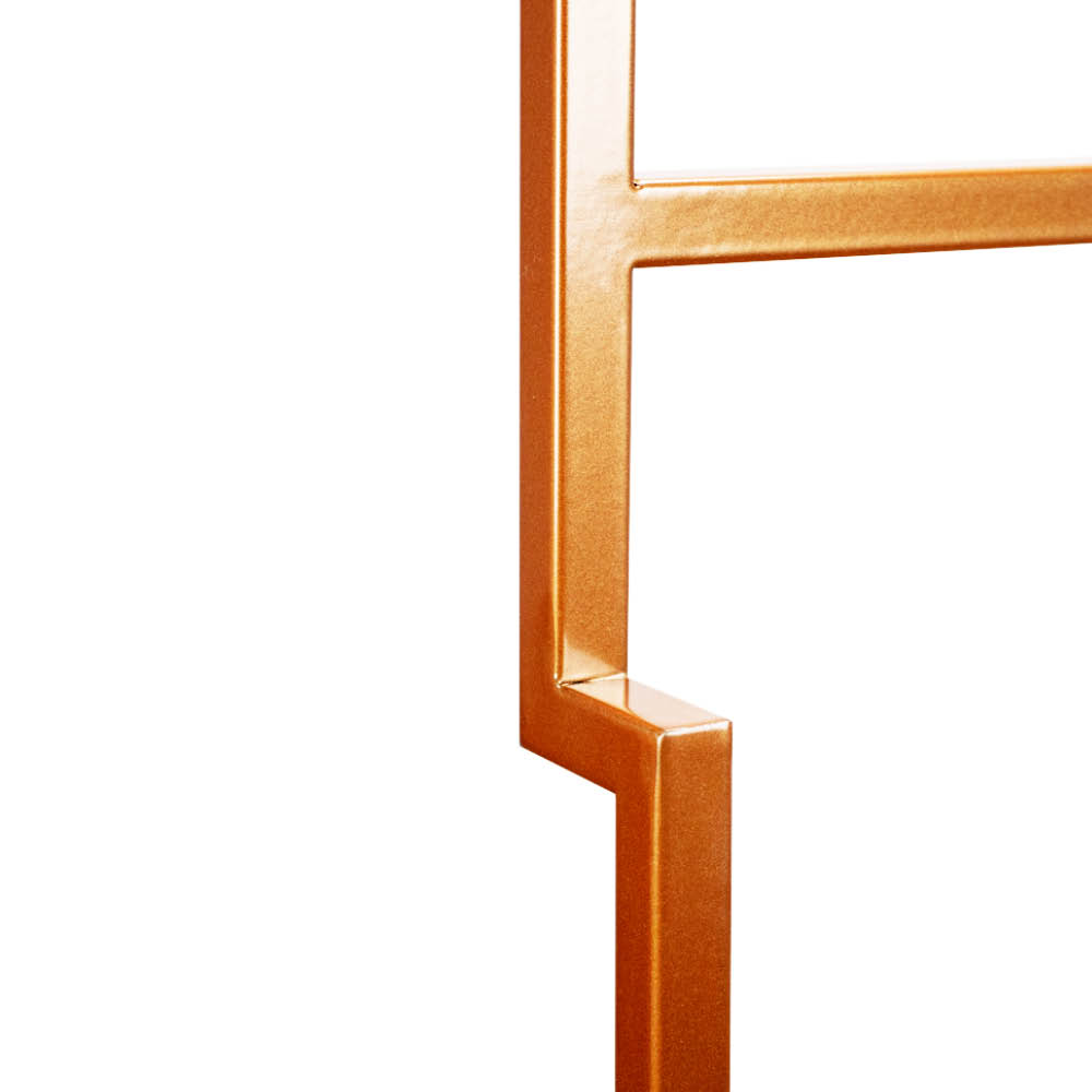 Porta Toalha de Banho Industrial Metálico Cobre 60 cm - D'Rossi