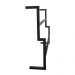 Porta Toalha de Banho Industrial Metálico Preto 60 cm - D'rossi