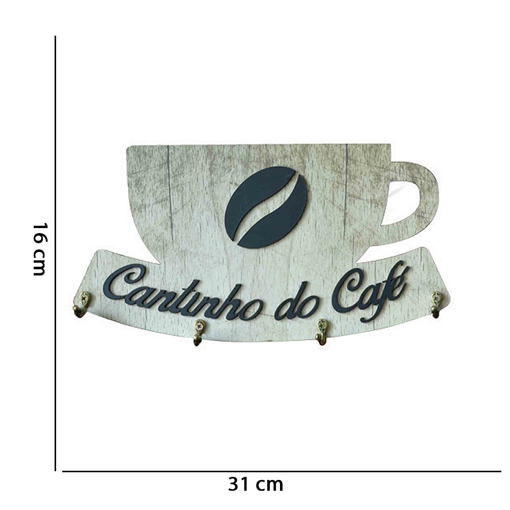 Porta Xicara de Café "Cantinho do Café" D'Rossi