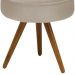 Puff Decorativo Julia Redondo Suede - D'Rossi