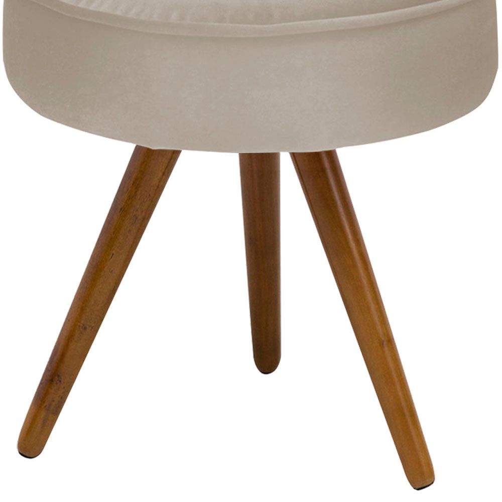 Puff Decorativo Julia Redondo Suede - D'Rossi