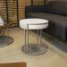 Puff Love Suede Bege Base Industrial Cobre - D'Rossi
