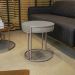 Puff Love Suede Marrom Rato Base Industrial Cobre - D'Rossi