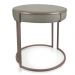 Puff Love Suede Marrom Rato Base Industrial Cobre - D'Rossi