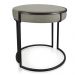 Puff Love Suede Marrom Rato Base Industrial Preto - D'Rossi