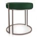 Puff Love Suede Verde Base Industrial Cobre - D'Rossi