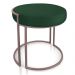 Puff Love Suede Verde Base Industrial Rosê - D'Rossi