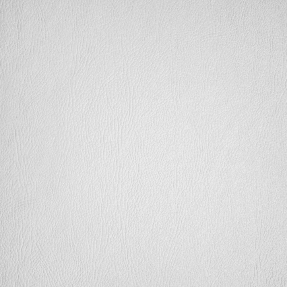 Puff Stella Corino Branco Base Madeira Castanho - D'Rossi