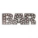 Quadro Decorativo Porta Tampinhas MDF Madeira Vertical 20x60 BAR - D'Rossi