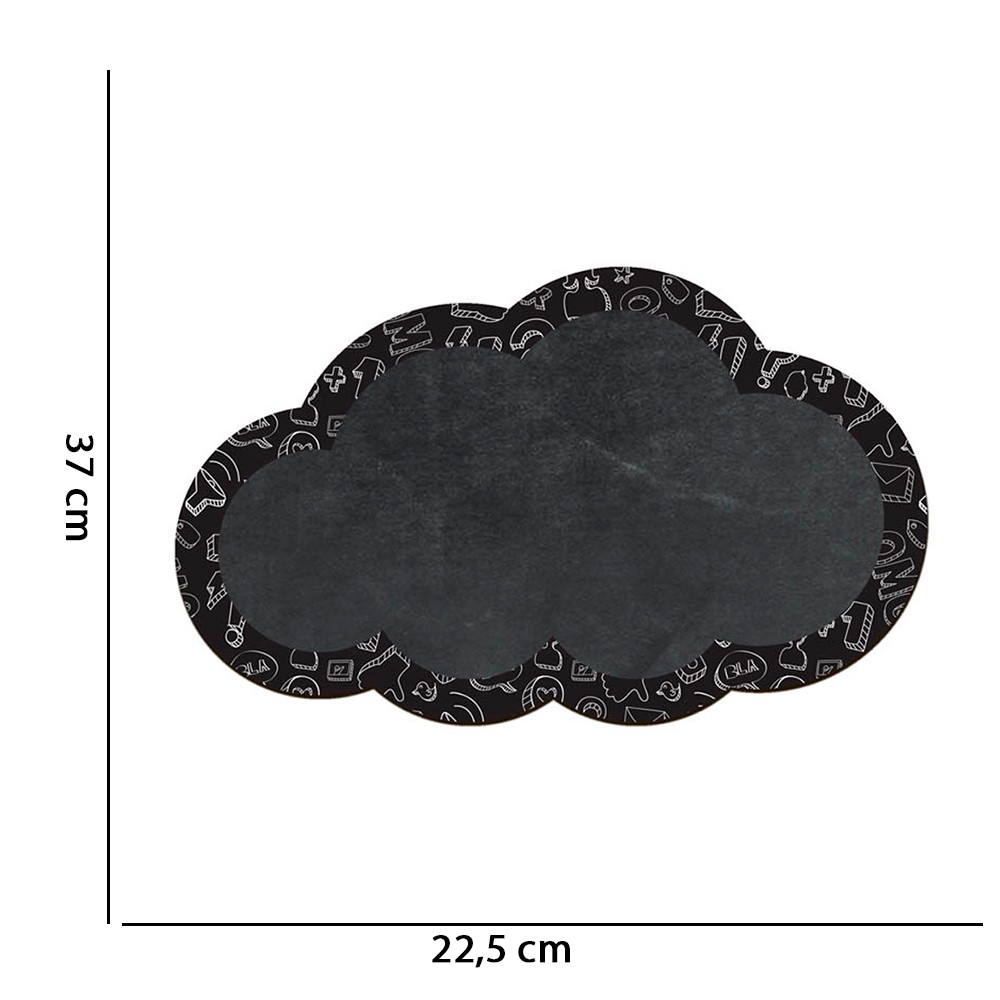 Quadro Lousa Decorativa "Nuvem" D'Rossi