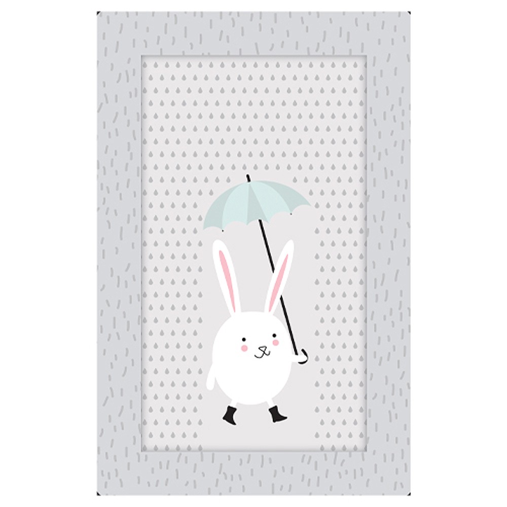 Quadro Placa Decorativa Infantil Coelho D'Rossi