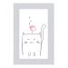 Quadro Placa Decorativa Infantil Gato D'Rossi