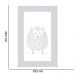 Quadro Placa Decorativa Infantil Ovelha D'Rossi