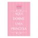 Quadro Placa Decorativa Infantil Princesa D'Rossi
