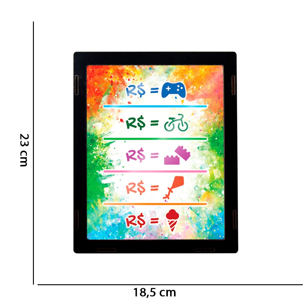 Quadro e Cofre Infantil D'Rossi