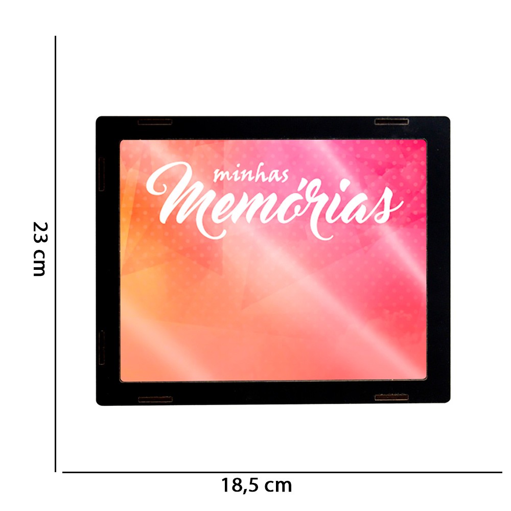 Quadro e Cofre Porta Memórias D'Rossi