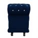 Recamier Barcelona Namoradeira Calçadeira Suede Azul Marinho com strass D'Rossi