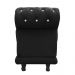 Recamier Barcelona Namoradeira Calçadeira Suede Preto com strass D'Rossi