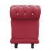 Recamier Barcelona Namoradeira Calçadeira Suede Rose com strass D'Rossi