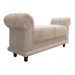 Recamier Barcelona Namoradeira Suede Bege - D'Rossi