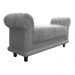 Recamier Barcelona Namoradeira Suede Grafite - D'Rossi
