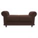 Recamier Barcelona Namoradeira Suede Marrom - D'Rossi